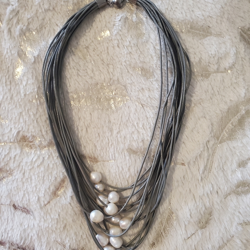 Freshwater pearl necklace